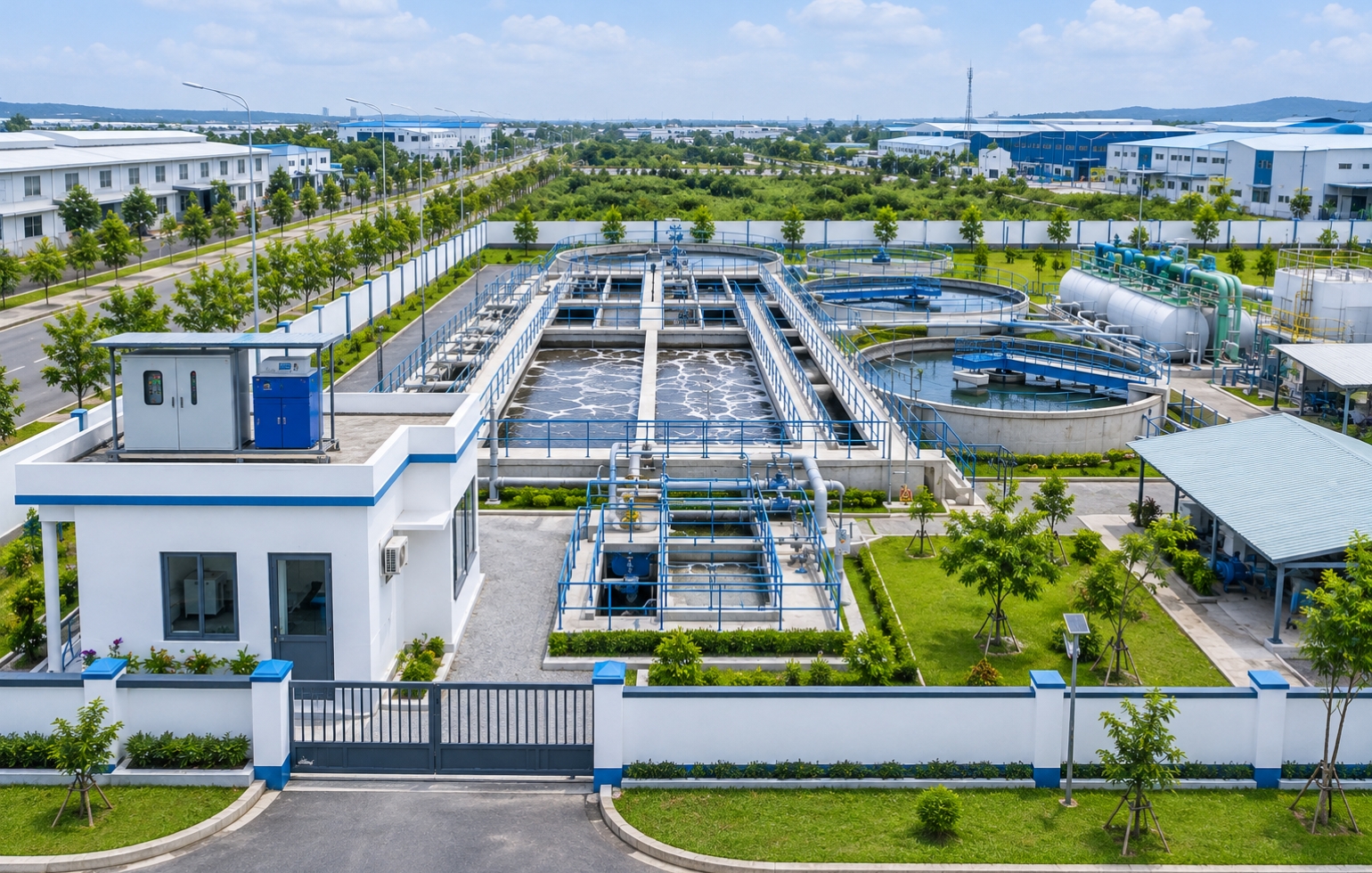 Trạm xử lý nước thải tập trung khu công nghiệp